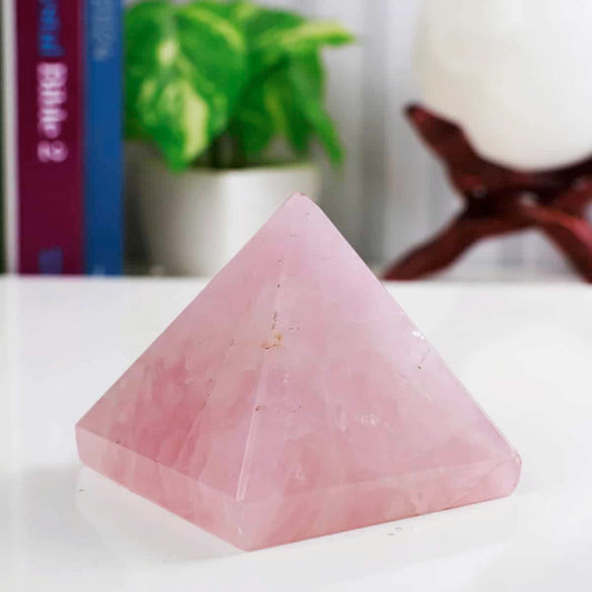 ROSE QUARTZ PYRAMID