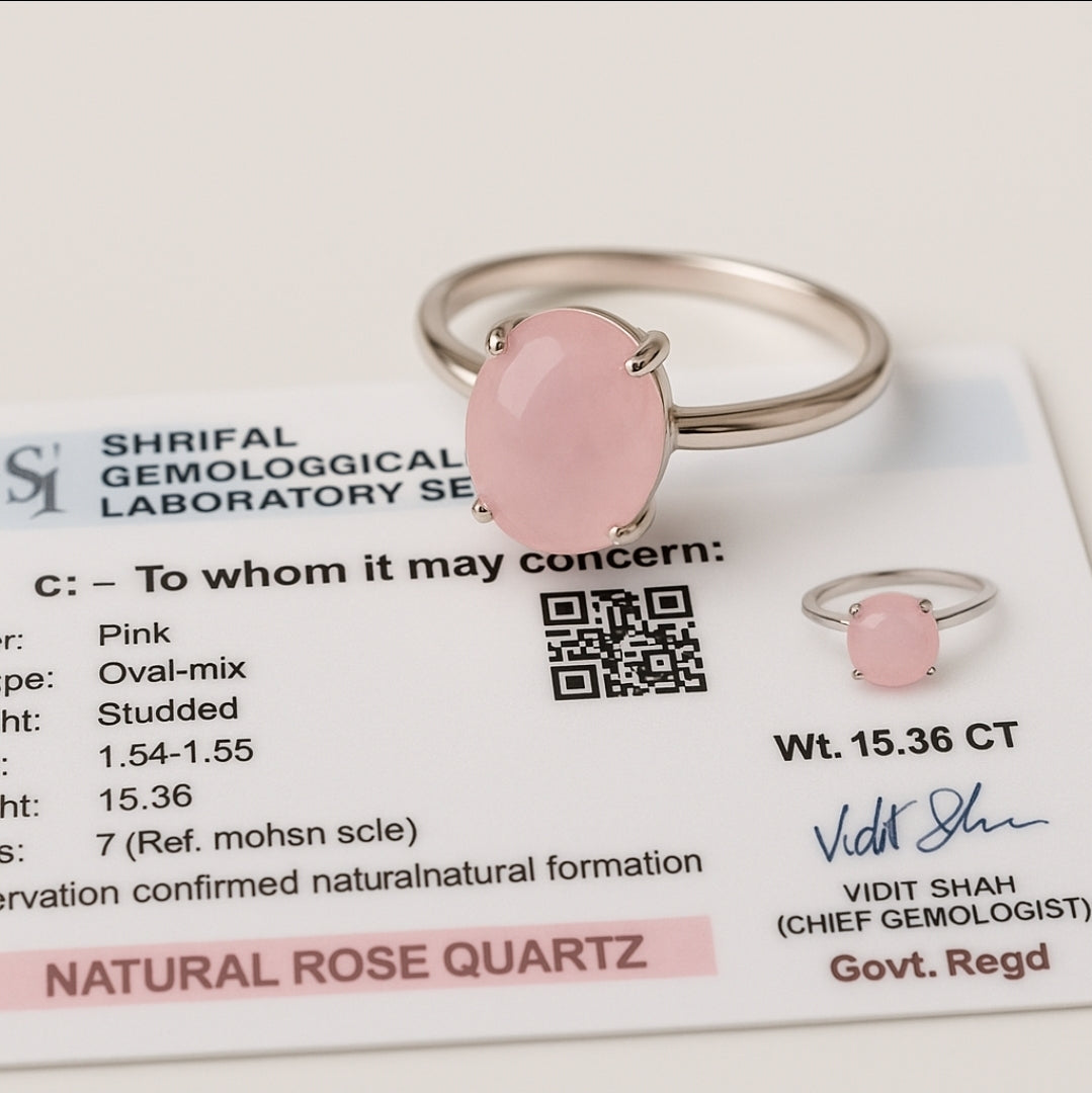 Attrect Your Love , Crush , Heal Relationships Wear Rose Quartz