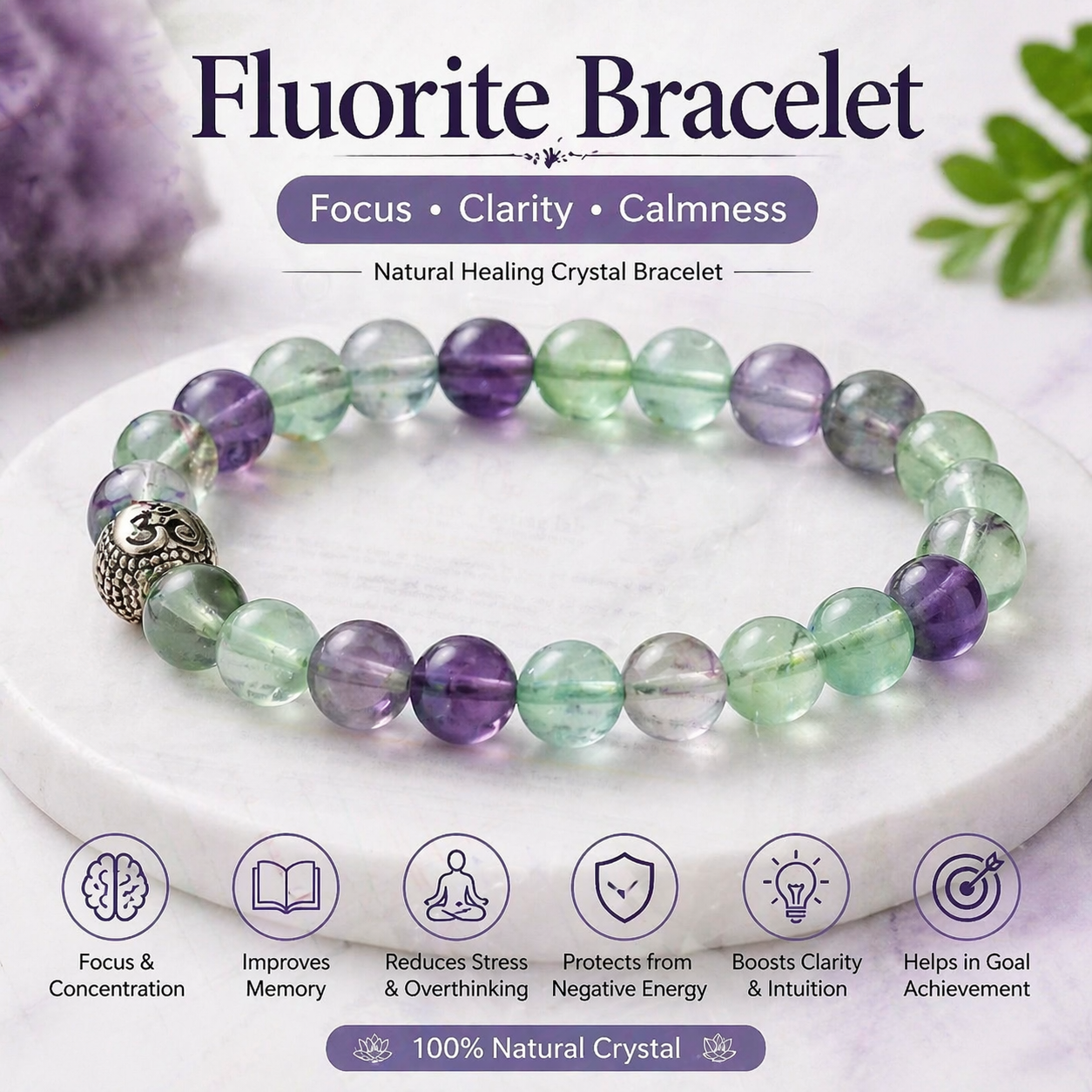 Genius Stone (Fluorite Bracelet)