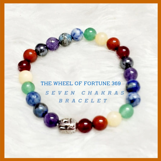 Seven Chakras Bracelets for clearing blockages and aligning the chakras,