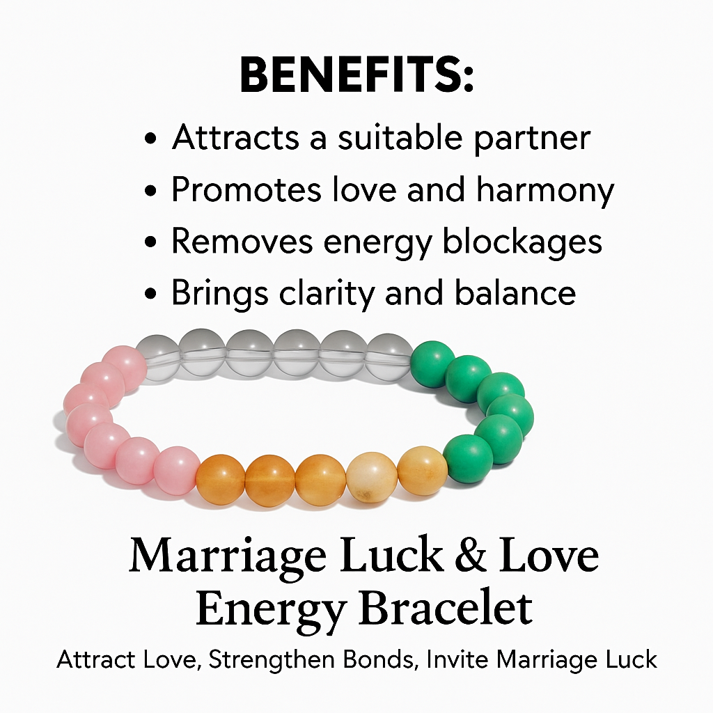 MARRIGE, LUCK AND LOVE ENERGY BRACELET