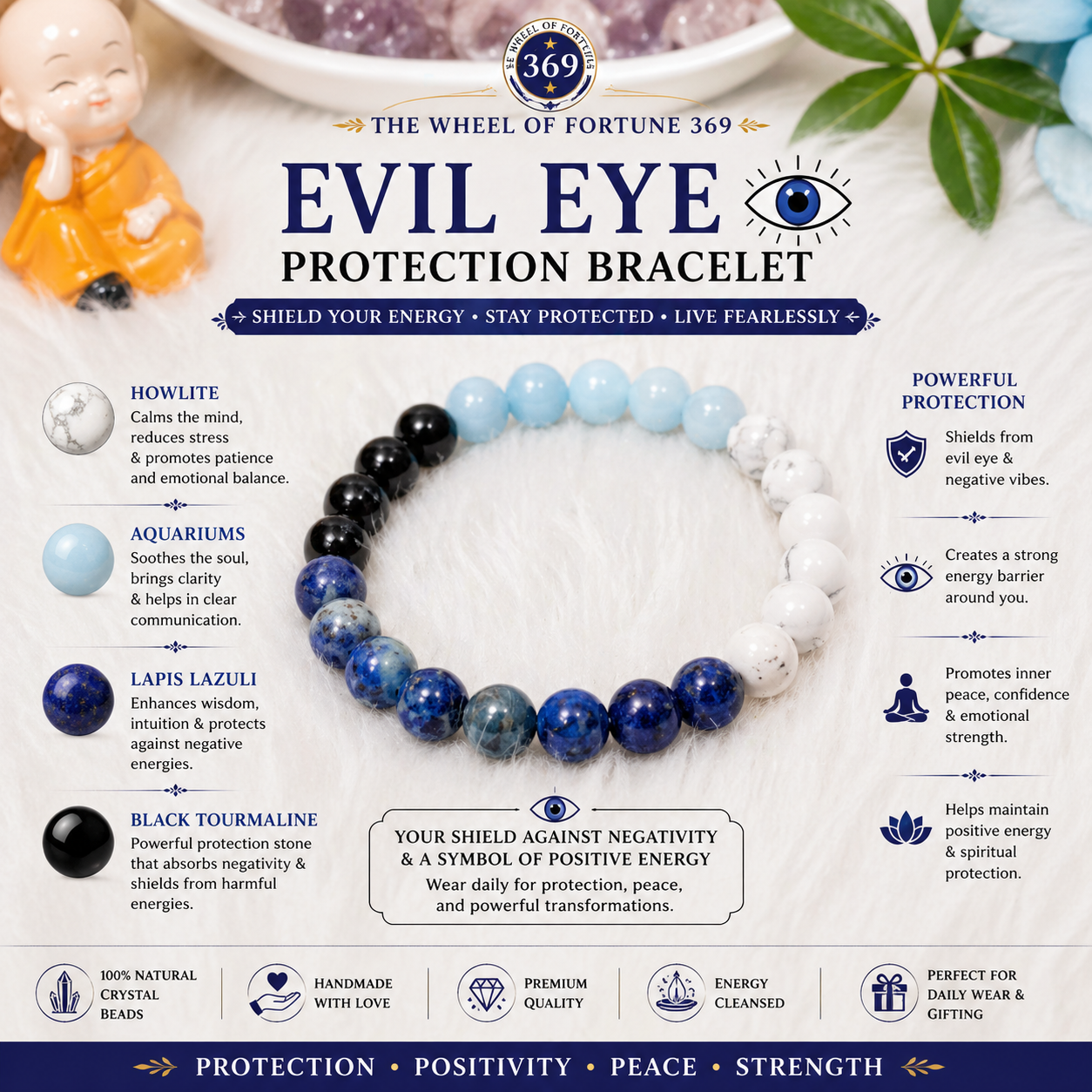 Evil Eye Protection Bracelet*