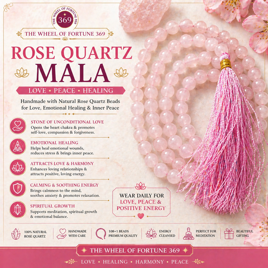 Rose Quartz Mala