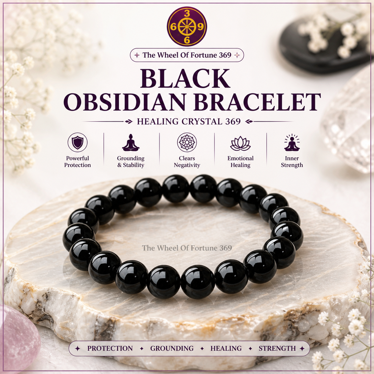 Black Obsidian Bracelets