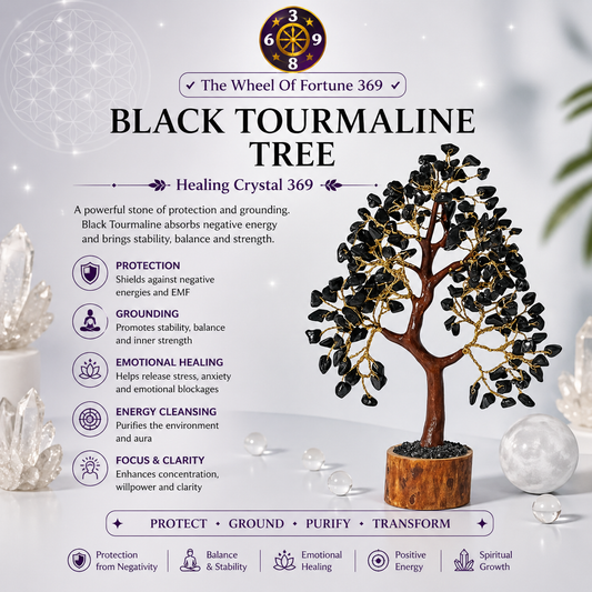 Black Tourmaline Tree Strong Protection