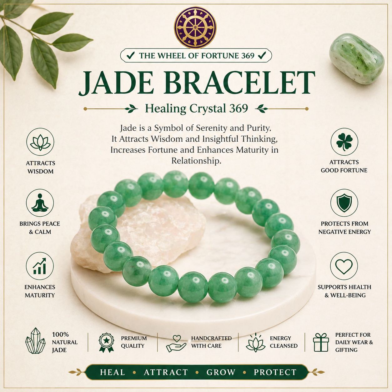 Green Jada Bracelets
