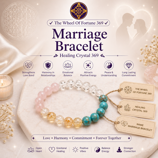 MARRIGE, LUCK AND LOVE ENERGY BRACELET